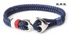 Miansai style Navy style hand woven European and American couple Vintage cotton hemp boat anchor Bracelet