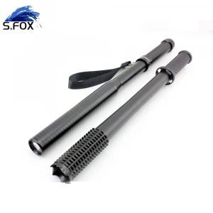 Military Grade Outdoor Emergency Self Defensive Super long LED Police Security Flashlight