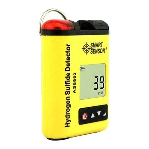 Mini Portable Clip-on Digital Hydrogen Sulfide Monitor H2S Gas Concentration Detector Tester Analyzer
