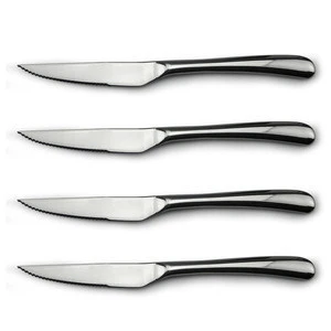 Mirror Polished Stainless steel 8-piece steak knife set