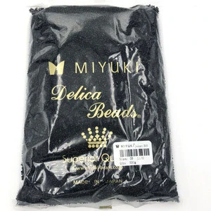 Miyuki Delica 11/0 DB-310 500g/bag Black Color -High Quality Expensive Seed Beads Bracelet Handmade Crystal Seed Beads