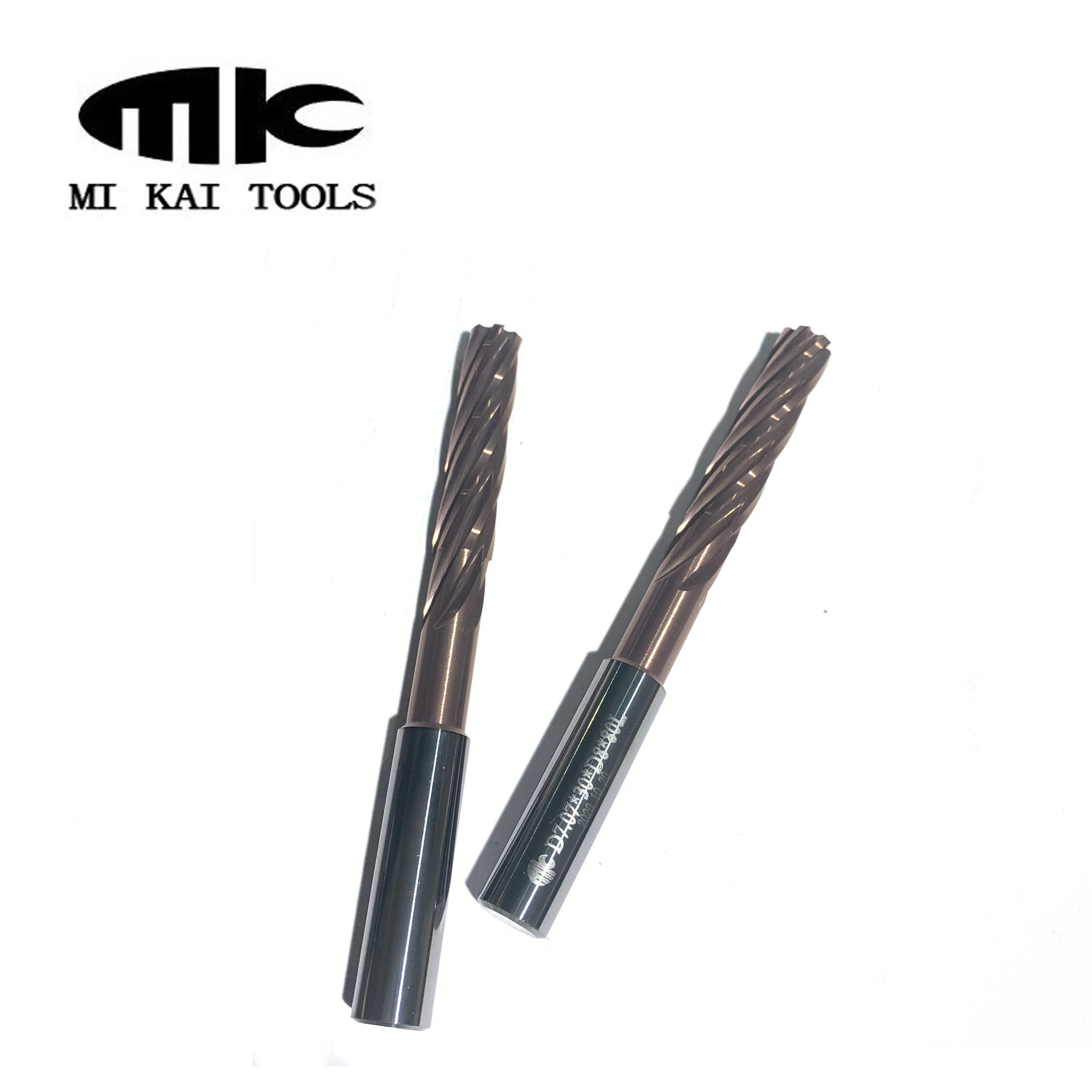 MK Tungsten Steel 4/6 Flutes Sprial Reamer With Coating