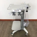 Mobile portable ultrasound scanner trolley ultrasound machine medical cart with wheels