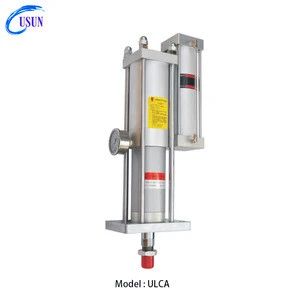 Model :ULCA 1-20T Output pressure capacity air powered hydraulic pressure cylinder for shoe machines