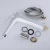 Import Modern Item White And Chrome Brass Body Tall Bathroom Basin Sink Faucet Water Taps from China