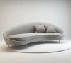 Modern simple three seater sofa living room furniture sets fabric sofa