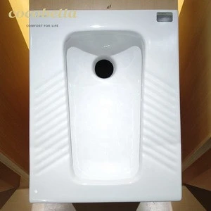 Modern style public bathroom ceramic squat toilet pan price