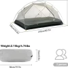 Mongar 2 Person Backpacking Tent 3 Season Free-Standing Lightweight Hiking