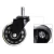 Import most popular 75mm transparent rubber office wheels-rollerblade style chair caster wheels rollerblade from China