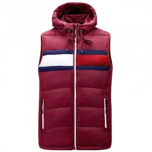 MS custom puffer vest jacket men factory direct sales 2021 spring and autumn  mens sleeveless cotton vest