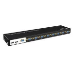 Mt-Viki Hot Sale Usb Vga 8 Port Kvm Switch With 8 Kvm Cables