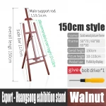 Multi-functional folding wooden easel student painter triangle art sketch easel