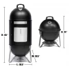Multi-functional heavy duty charcoal smoker BBQ grill outdoor party barbecue grill with Fire bowl