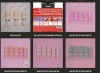 Nail Art for Artificial Fingernails white half cover fashional decorated nail tips