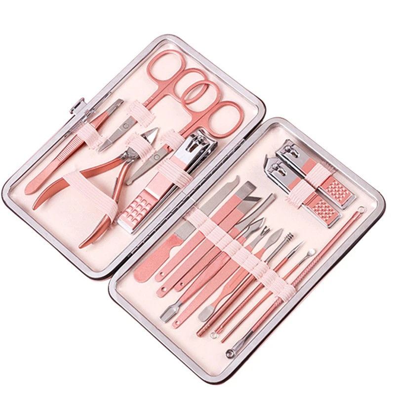 Nail Clipper Set stainless steel cuticle trimmer manicure tool set nail file nail clippers manicure set