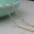 Import NANA high quality 14k italian gold plated chain,2mm brass 3+1 figaro design gold chain from China