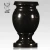 Import Natural absolute black granite cemetery decorativa stone tombstone vases from China