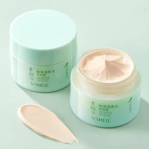 Natural Coverage Tone-Up Cream Brightening Primer Weightless Skin Radiance Face Moisturizer for Natural Skin