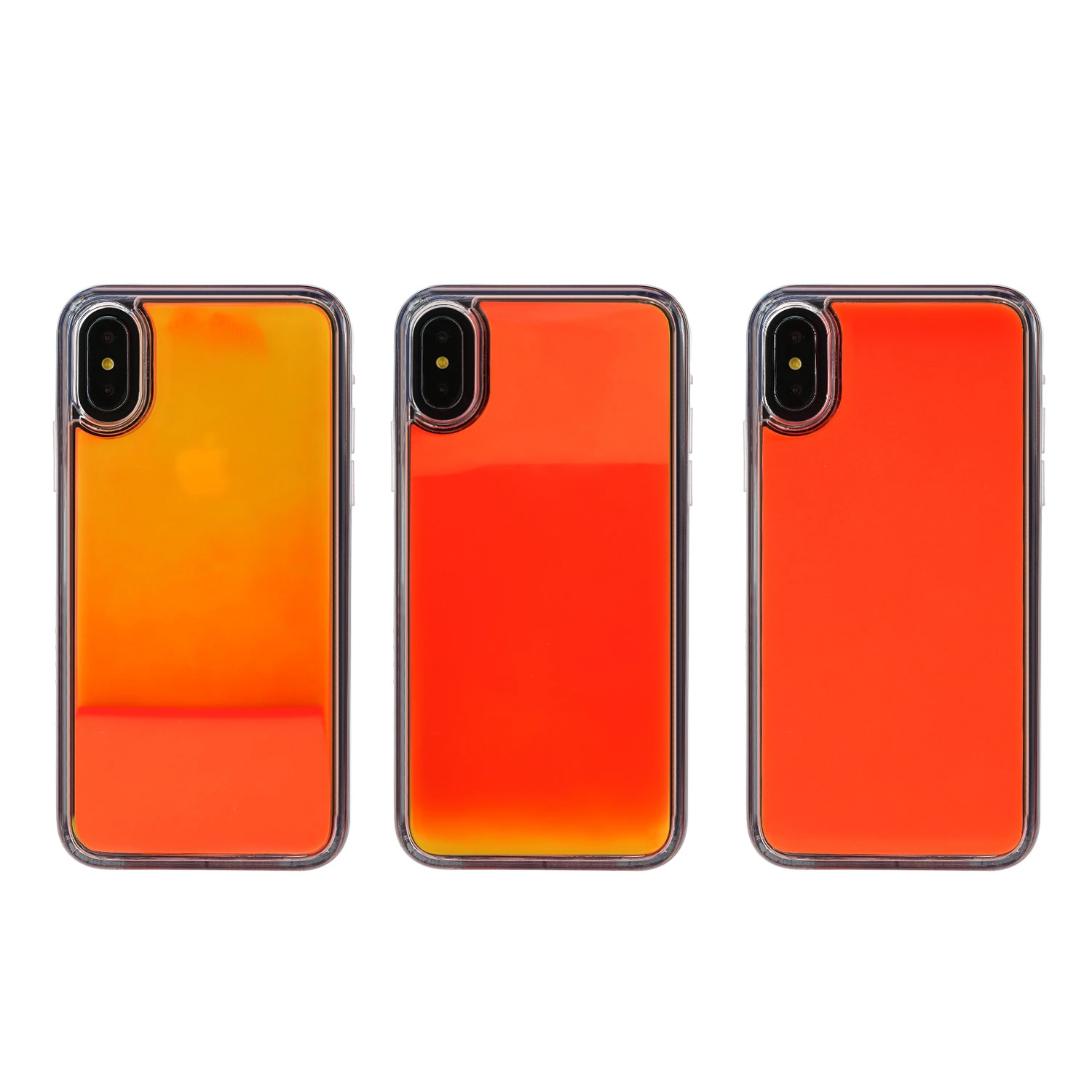Neon Quicksand Mobile Phone Case LIquid Back Cover For IPhone XS MAX XR
