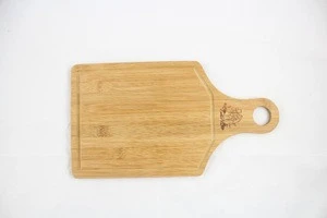 Ner products eco-friendly  bamboo cutting table-tennis bat shape bamboo bread cutting board