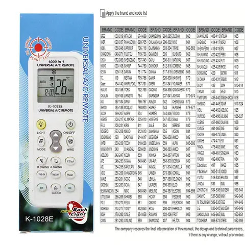 Buy New 1000 In 1 Universal Remote Control K-1028e Gaxever Ac ...