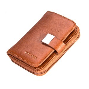 New arrival best price genuine leather key chain wallet key case pouch
