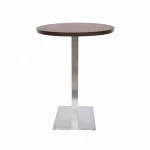 New Arrivals Well Enhanced Functional Stainless Steel Counter Height Bar Table For Family Use
