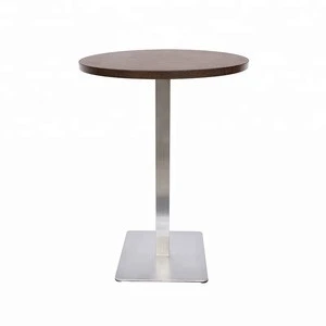 New Arrivals Well Enhanced Functional Stainless Steel Counter Height Bar Table For Family Use