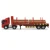 Import New Childrens Toy Car Model ABS Woods Transport Vehicle  Inertial flatbed transporter for Kids from China