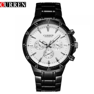 New CURREN Brand Business Men Male Luxury Watch Casual Full Steel Wristwatches Quartz Watches relogio masculino 8063