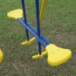 New Design Backyard Hanging Outdoor Metal Garden Swing And Slide