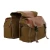 New Design Canvas Multifunctional Green Adjustable Mountain Bicycle Rear Back Seat Bag with Metal Airhole