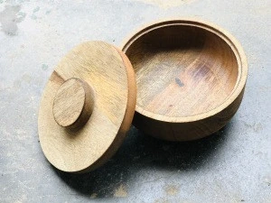 new design high quality mango wooden fruit vegetable dining  bowl