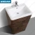 Import New Design MDF PVC Bathroom Vanity Cabinet High End Freestanding Wash Vanity from China