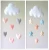 Import New Design  Non-Woven Cloud Raindrops Children&#039;s Room Ornaments Christmas  Decorative Accessories For home from China