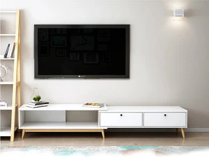 New Design Nordic Modern Home Furniture Economic Type TV Stand With Drawers Movable Adjustable TV Cabinet