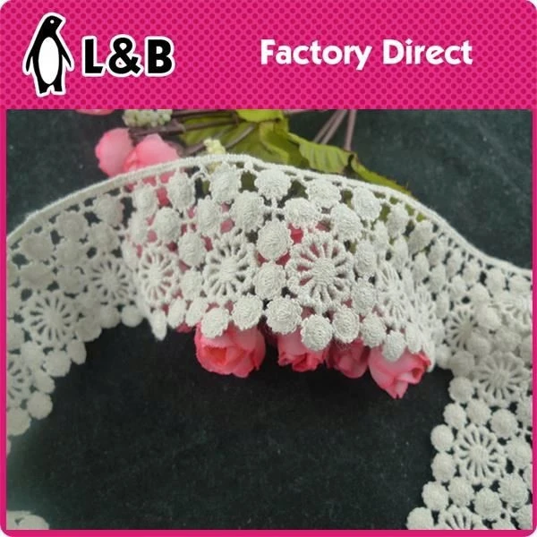 new design popular wholesale cotton lace fabric