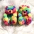 Import New design rainbow colors kids children plush home indoor slippers custom bow bow teddy bear slippers for kids from China