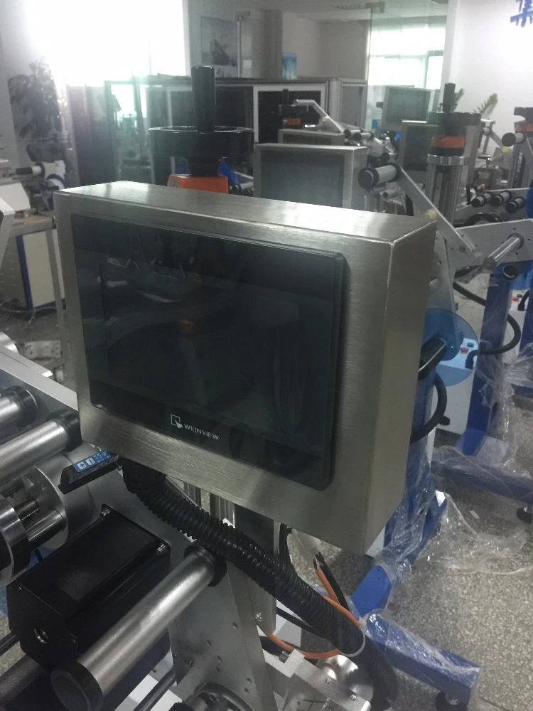 New design safety automatic top and flat labeling machine for card / printing / daily product