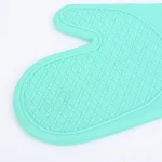 New design wholesale double silicone rubber oven mitts