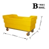new designed hot selling the best quality cost-effective plastic linen trolley for washing machine