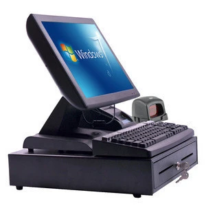 New HBA-Q1 15&quot; Best selling Cash Register Manufacturer Pos System Supplier Dual Side Pos Machine