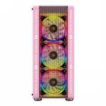 New model desktop ATX computer gaming case with 3 RGB Fans/with240 Water-cooled/Side transparent glass/USB 3.0