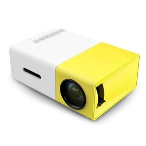 New Original YG300 LED Portable Mini Projector 500LM 3.5mm Audio 320x240 Pixel HD USB Mini YG-300 Projector Home Media Player