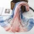 Import New Peach Blossom Embroidered Elegant Gradually change color Wool Ladies scarf, High-end Gift Shawl Wholesale from China