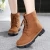 Import New style winter womens Martin boots flat bottomed cotton boots pretty women shoes boots from China