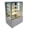 New Three-Tier Cake Display Cabinet Mobile Refrigeration Tempered Glass Electric Heating Wire Defogging Refrigerator Keep Fresh