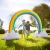 Import New Toys 2020 Kids PVC Inflatable Water Spray Rainbow Arch Children&#39;s ECO Outdoor Lawn Water Playing Toy from China