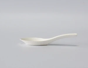 Newest design top quality paper soup spoons paper chinese spoon paper spoon