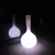 Import Newest living room decoration LED light plastic vase from China